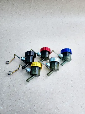 Combo Bình Dầu Khói Nắp Nhôm CNC Gắn Trước Sau Các Loại Xe Máy Xe Đạp Điện Có 5 Màu Lựa Chọn
