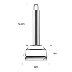 1x Multifunction Stainless Steel Julienne Peeler Vegetable Peeler Double Planing Grater
