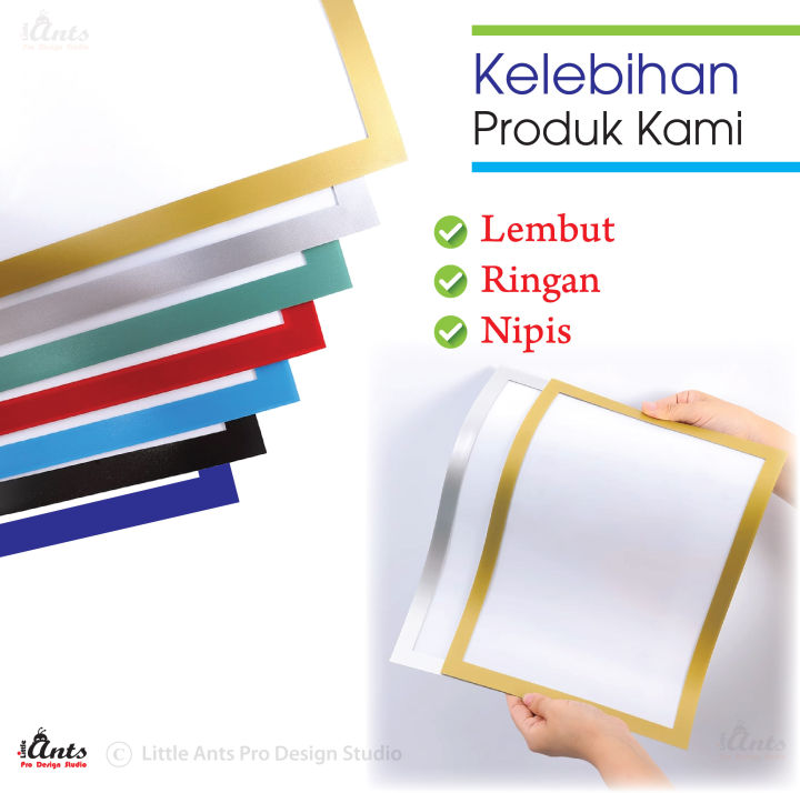 [New] A4 document display magnetic frame PVC protector cover ...