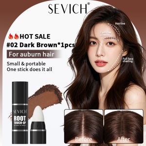 SEVICH Hair Shadow Stick Quickly Cover Hair Loss Portable Hairline Powder Black Hair Root Touch Up Waterproof Hairline Filling Concealer