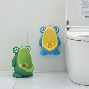 YUNAFIN Cartoon Frog Potty Potty Training Wall-Mounted Kids Potty Fun Aiming Target Toilet Urinal Trainer