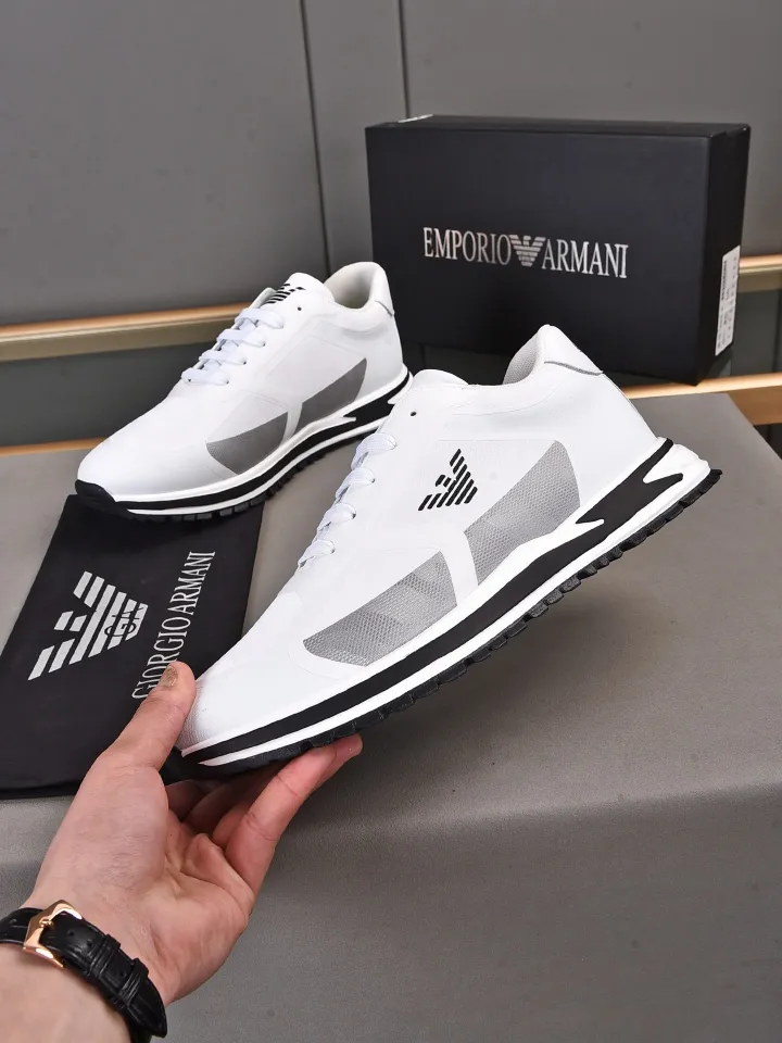 High end Gift Box Original ARMANI New Style Running Shoes for Men