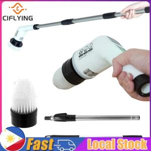 Electric Spin Scrubber Electric Spinning Brush Rechargeable Handheld Wireless Scrubber Detachable Handle Electric Washing Up Brush for Car Sink Tubs