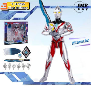 (Malay spot)New SHF16cm Ultraman Zero Gold Ultraman Zero Beyond multi-accessory Multiple joints movable toy Plastic Figures model childrens gift Mainan Budak Lelaki
