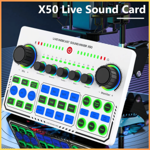 COD KIRIM CEPAT LEEDOAR Mixer Audio External Sound Card Live Bluetooth 15 Effects X50/ Mixer audio mini amplifier 2 chanel 4 chanel efek suara ashley yamaha karaoke soundcraft bekas murah cuci gudang/ Soundcard v8 full paket lengkap f999 pro taff