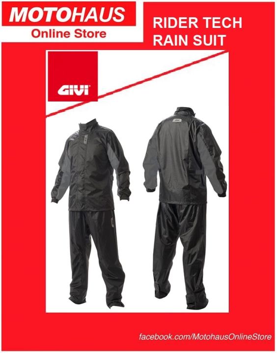Rain Gear Givi Jacket GIVI RIDER TECH RAIN SUIT Waterproof Jacket