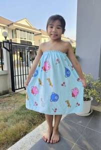 กระโจมอกเด็ก 4-7 ขวบ ผ้าไมโครไฟเบอร์ เนื้อหนานุ่ม พร้อมส่ง