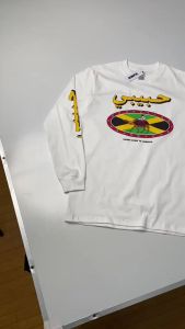 Impact T-shirt longsleeve - Habibi - White - Cotton combed 24s