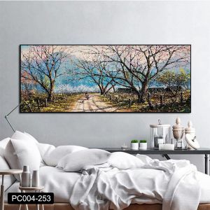 Tranh Treo Tường Phong Cảnh Tranh Canvas Tranh Gương Chất Liệu Cao Cấp Tỷ Lệ 1/3 Sang Trọng