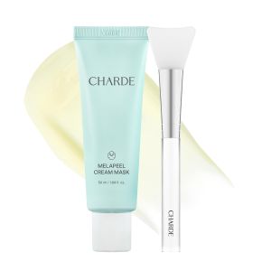 CHARDE Peel Off Cream Mask for Dark Spots Cream-to-Clear Mask for Brighter More Even-Looking Skin At-Home Care Routine (50ml)