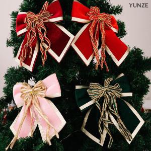 [COD] YUNZE Christmas BowLarge Wreaths Bows For Tree Gift Wrapping GarlandChristmas Decoration Holiday Crafts Xmas Tree Ribbon Ornaments