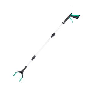 RGFV Easy To Hold Foldable Litter Picker Lightweight Collapsible Garbage Grabber Tongs with Long Handled Trash Pick Up Stick Garden