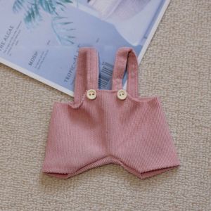 YYLINGX Colorful 20cm Cotton Doll Clothes Corduroy DIY Dress Up 23cm Wallace Gromit Dog Clothes Trendy Jean Overalls