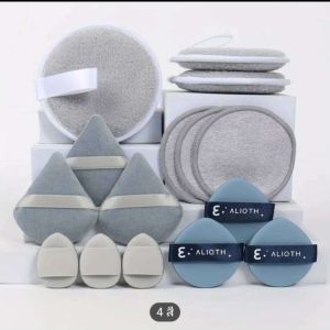 ชุดฟองน้ำแต่งหน้าพรีเมี่ยม 18 ชิ้น พร้อมที่คาดผมและกำไลข้อมือ สำหรับผิวทุกประเภท