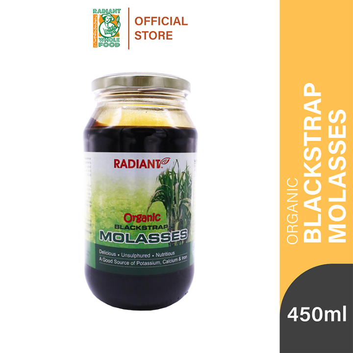 Radiant Organic Black Strap Molasses (450ml) Lazada