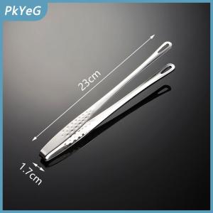PkYeG 1 cái thép không gỉ thực phẩm kẹp dài xử lý chống trượt thịt nướng kẹp bít tết dụng cụ nấu ăn nhà bếp phụ kiện nhà bếp