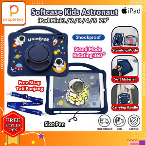 iPad Mini 1 2 3 4 5 7.9 inch Case Silikon Anak Casing Astronaut Cover