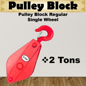 ROPE Lifting Pulley Block Regular Single Wheel 2 Tons Industrial Snatch Block Single Sheave Lifting Block