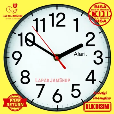 Jam Dinding Quartz Minimalis Minimalis Unik AL1113-1088 Hitam Hiasan Dinding Bagus Minimalis Besar TANPA KACA