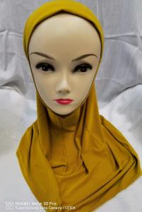 Muslim turban Multi-color optional Solid color Length to shoulde