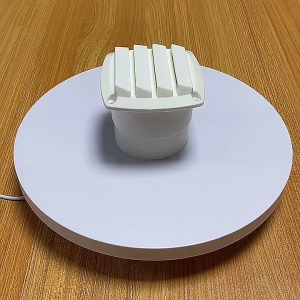 3 Inch Plastic Air Outlet Vents Louver Grille Cover Wall Air Vent Flat Ducting Air Ventilation Outlet for RV Motorhome