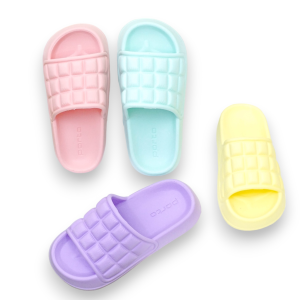 SANDAL SLIDE WANITA - PORTO 3043L - SENDAL KARET SLOP EMPUK DAN NYAMAN