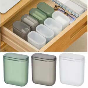Mobile Data Cable Storage Box Headphone Charger Transparent Storage Box with Lid Drawer Jewelry Organizer Box Organizer Dr