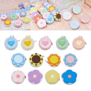 May thước đo linh hoạt dễ thương nhỏ mềm thước dây chia độ kép Cai Trị cho thợ may thủ công giảm cân đo may