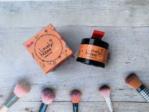 Phấn má hồng mịn lì Hàn Quốc Lovely Hoppe Cheek Puff