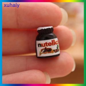 xuhaiy 3pcs 1:12 dollhouse Miniature Chocolate sauce อาหารรุ่น KITCHEN Scene Decor ของเล่น