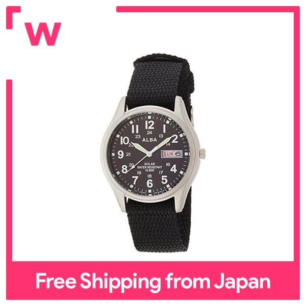 Seiko Watch Wrist Watch Alba Solar Hardlex Nylon Band AEFD557 Men with Date Day Display Lazada PH