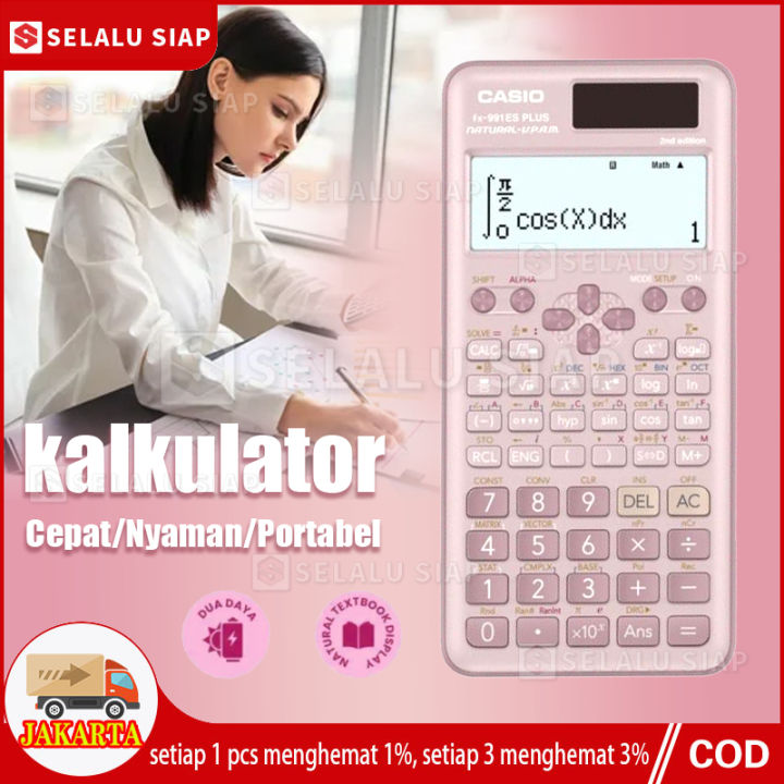 Kalkulator Scientific Casio FX-991ES PLUS/FX-82ms Casio Kalkulator Calculator Scientific Kalkulator Ilmiah Kalkulator Sekolah Kalkulator Casio Scientific Calculator Casio Scientific