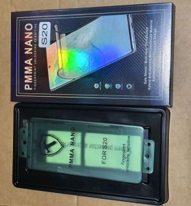 Aldora Anti Gores Full Layar PMMA Polymer Nano Curve Full Screen Compatible With For Samsung S20 ULTRA / Note 20 ULTRA