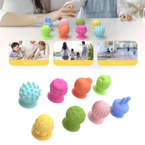 8 Miếng Silicone Cảm Giác Đồ chơi bóp Kết Cấu núm hút cao su Kéo ra Đồ Chơi Cho Người Lớn giảm căng thẳng Và Tay Phối Hợp