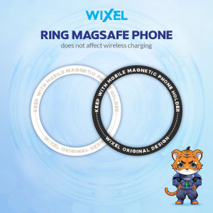WIXEL Metal Ring Magnetic MagSafe Stiker Cincin Ultra Thin Plate Universal