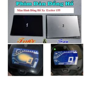 {COMBO} Phim Dán Màn Hình Xe yamaha exciter 155 vva Bị Mờ Đã Được Cân Chỉnh Sẵn - Lên Đẹp Như Màn Hình Zin