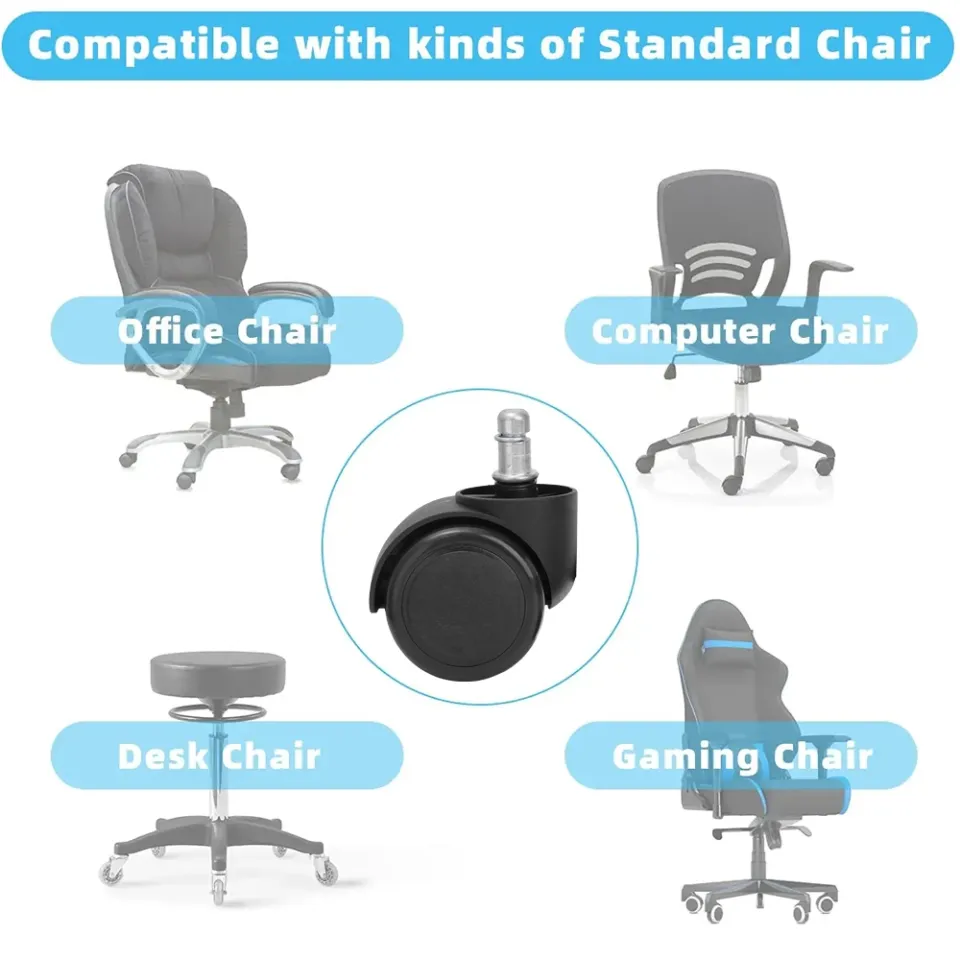 Polocat Inch Universal Swivel Caster Wheels Replacement Gaming