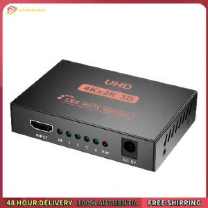 4 Port HDMI Splitter with 3D Support and HDCP for HDTV DVD PS3 Xbox and Streaming Devices
