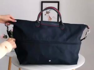 100% longchamp bag L1911 Duffel & Weekender Bags Lady bags LE Pliage Club Nylon Dumpling Bag Travel bag Hand luggage tote bag Shoulder and Crossbody bag long champ bags