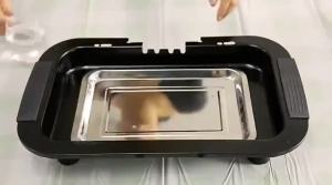 Electric Barbeque Grill Camping Outdoor Indoor Mini Portable Korean BBQ Grill Pan