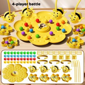 Little Bumblebee Board Game Multifunctional Puzzle Fishing Toys for Family Party & Kids Gift