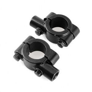 Pinph 1 Pair 10mm 7/8 "Motorcycle Rearview Mirror Mount Holder Adapter Clamp Side Mirrors Accessories Pair