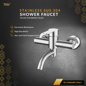 Keran Mixer Bathub Shower Stainless SUS 304 Hot & Cold Mixing Valves FCT-444SV