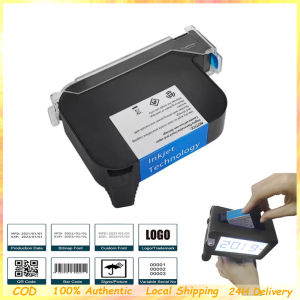 Handheld Printer Portable Inkjet Printer High Definition Inkjet Code Printer with 4.3 Inch LED Touchscreen Quick-Drying Ink Cartridge for Label/Production Date/Barcode/Trademark/Logo/Graphic etc.