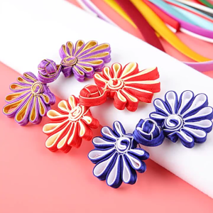 5 Pairs/Pack Cheongsam Closure Sewing Fasteners Chinese Knots Frog Button Decorative Buttons Chinese Traditional Buttons