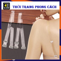 Bộ 2 dây áo ngực trong suốt 1Cm, Dây Áo Lót Siêu Dai - Dây Áo Ngực Bra Trong Suốt (1 Cặp) 2 Cái Có Thế Điều Chỉnh Độ Dài. 