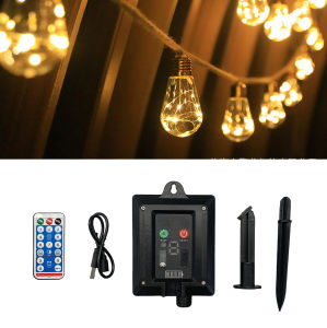 Rustic Bistro String Lights Solar Powered 8 Meters 16 Drop Shatterproof Bulbs Auto Sensor 8 Lighting Modes Waterproof Outdoor Sun Lamp Fast Dispatch For Best Gift