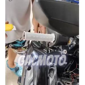 Motorcycle Handle Grip Non-Slip Rubber Cnc Alloy Bar End for Honda Motorcycles