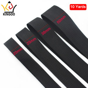 Kingoo 10 หลา Webbing สำหรับกระเป๋าเป้สะพายหลังสายรัดสายคล้อง กระเป๋าเป้สะพายหลัง เย็บกระเป๋าเป้สะพายหลัง นิรภัยสัตว์ สำหรับ DIY บริการ 10 หลา ร่างกาย ให้คุณสมบูรณ์ความรู้