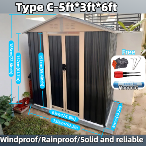 Outdoor Garden Shed Cabinet Outdoor garden Storage Store Room Outdoor Storage House Outdoor Room Outdoor Store Room metal shed large backyard storage setor laman Besar outdoor Garden Shed Cabinet Cupboard Storage